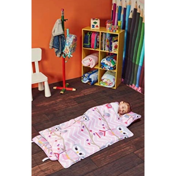 EVERYDAY KIDS Toddler Nap Mat with Removable Pillow - - Picture 2 of 10